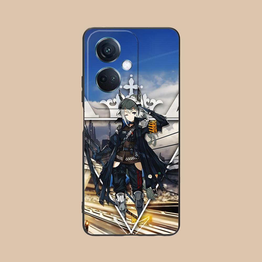 Arknights Grani Mattes TPU-Handyhülle für OPPO Reno 14 13 12 11 10 9 8 7 6 5 F T Pro 5G Bunte Druckabdeckung