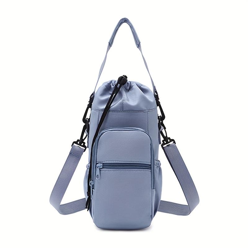 Water Bottle Crossbody Bag, Organizer with Multiple Pocket, Lightweight for Gym, Travel, Hiking, Everyday Ideal Gift for Outdoor