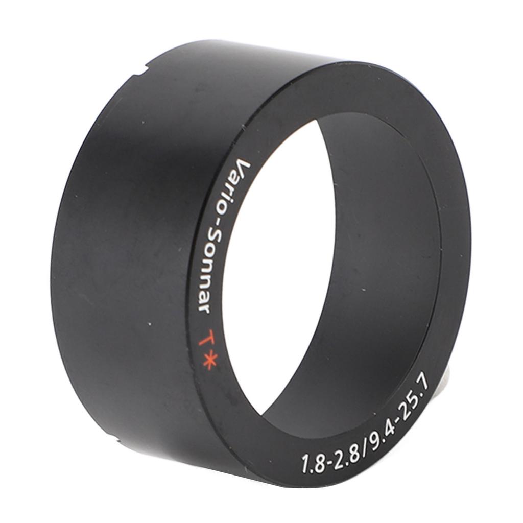 Camera Lens Adapter Circle Aluminum Stable Accurate Lens Front Hoop Circle Adapter for ZV1 Black