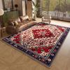Persian Style Carpets for Living Room Anti-slip Cloakroom Rug American Bedroom Decor Retro Carpet Washable Study Soft Floor Mat