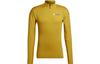 adidas T Shirts Men's Yellow Half Turtleneck Moderate Straight Fit HI1309
