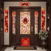 Complete Chinese New Year Decoration Bundles For 2026 Horse Year Includes Couplets And Lucky Characters Festival Home Decors