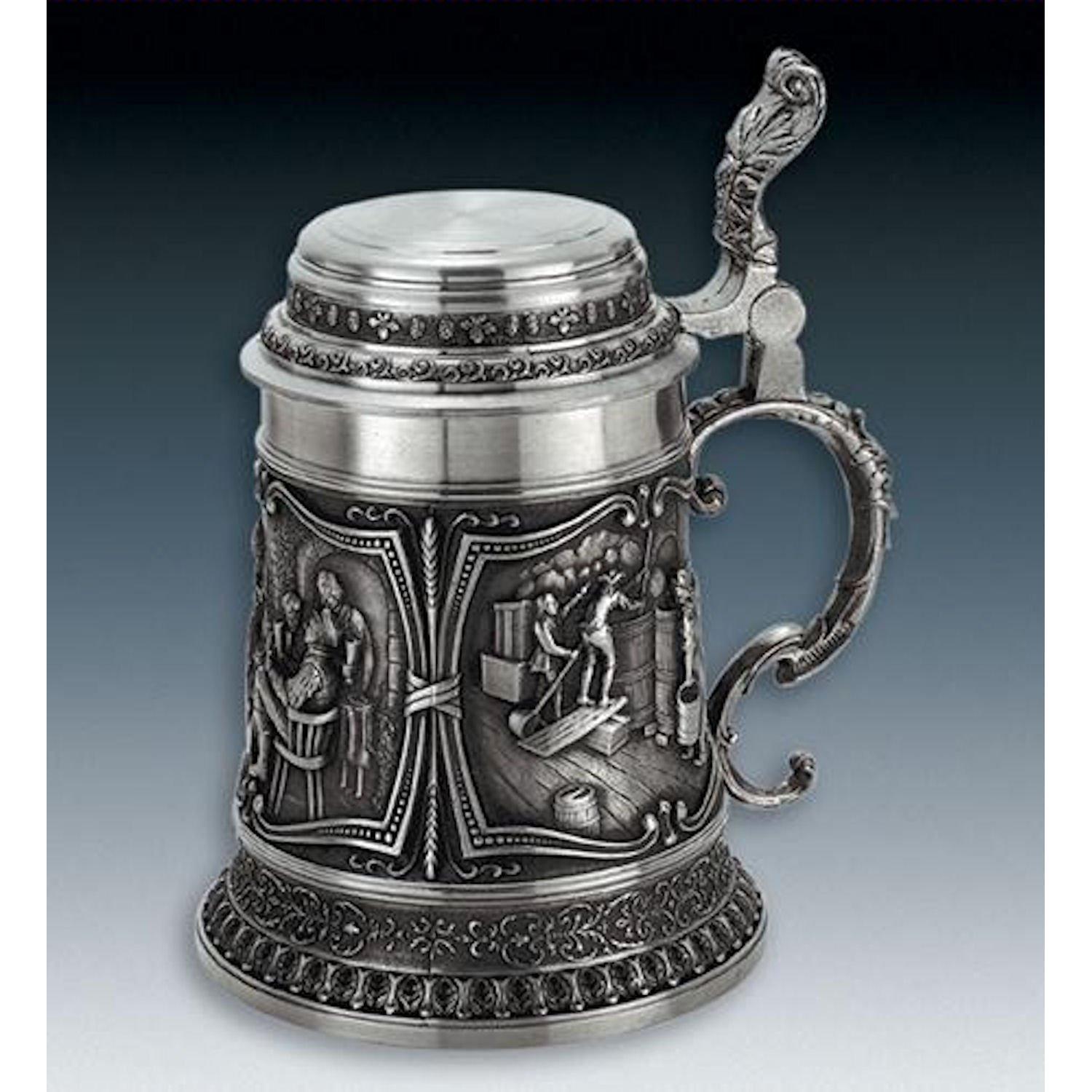 

ARTINA Bierkrug Gambrinus Пивная кружка из оловянного сплава (олово) [10346]