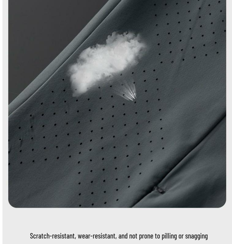 Men's High-End Ice Silk Sun Protection Jacket with Detachable Hood - Breathable, Quick-Drying Outdoor Sports Apparel for Couples