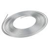 25ft 7.62M Car Roll Tube Coil of 1/4" OD Steel Zinc Brake Pipe Hose Line Piping Tube Tubing Anti-rust + 16PCS Tube Nuts Fittings