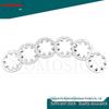 Imperial Serrated Lock Washer, Anti-slip, Anti-loosening, Inner Tooth, 1/4", Hardened Steel with White Zinc Plating
