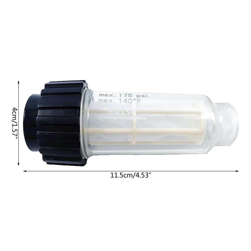 G3/4" Pressure Washers Filter Garden Hose Filter Sediment Filter Attachment for K2 K3 K4 K5 K6 K7 Pressure Washers