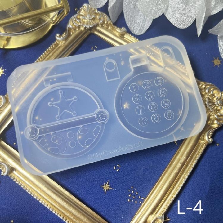 Resin Shaker Mold,Reusable Cute Silicone Quicksand Mould for DIY Crafts Making