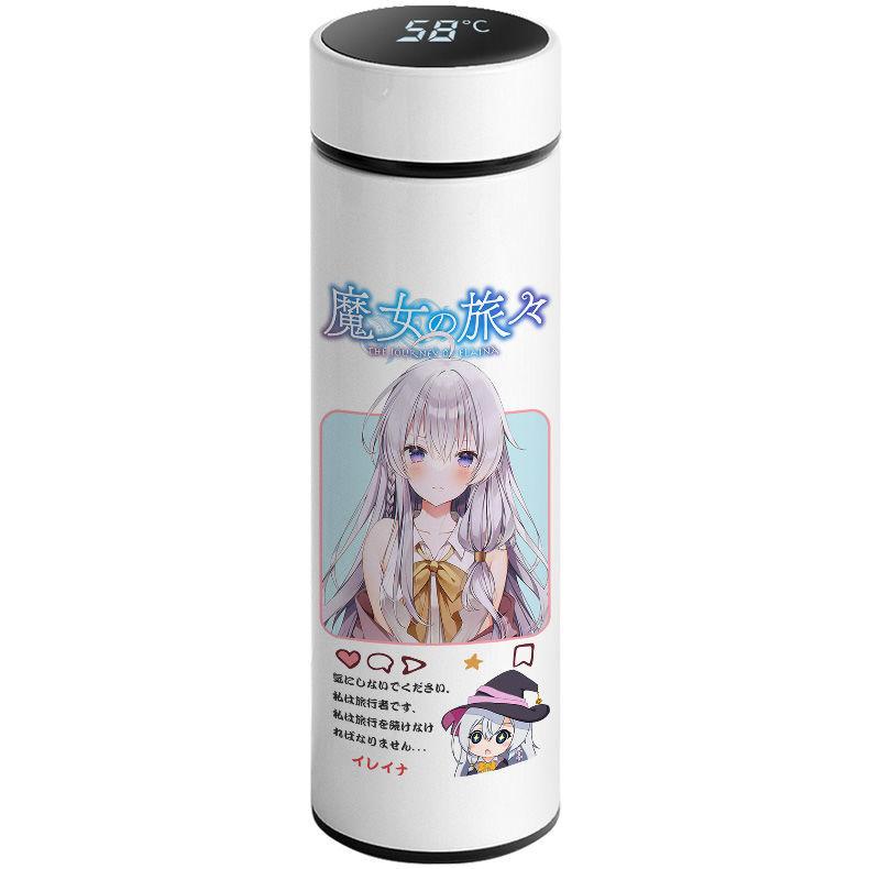 Elaina Smart Thermos Cup Witch Trip Fran Surrounding Water Cup Two-dimensional Anime Personality Display Temperature