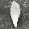 Plush Foxy Tail Keychain Soft and Comfortabel Key Holder 20cm Faux Furry Pendant Charm for Fashionable Accessories