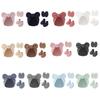 Soft Gloves Footwear Nursery Hat for Boy Girl Baby Mittens Hats No Scratch Mittens Socks Set Cotton Gloves Toddler Mitts