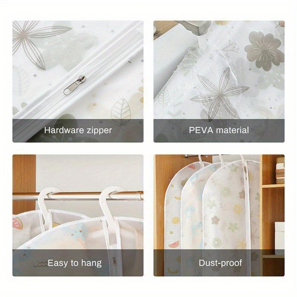 1PC Clothes Hanging Dust cover wedding Dress Cover Suit Coat Storage Bag Garment bags Organizer Wardrobe Hanging Clothing Organizers ZPG