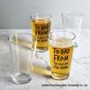 16oz Transparent Craft Beer Pint Glass with Logo - 480ml Gift Item