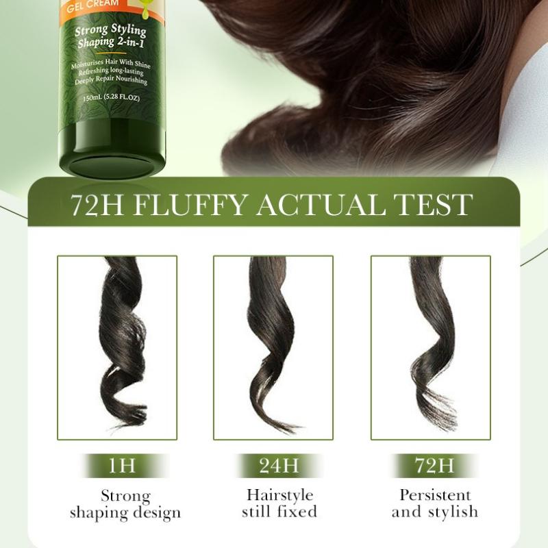 Olive Oil Styling Gel Cream 150ml Long-lasting Styling Fluffy Hair Wax Skin Care Products
