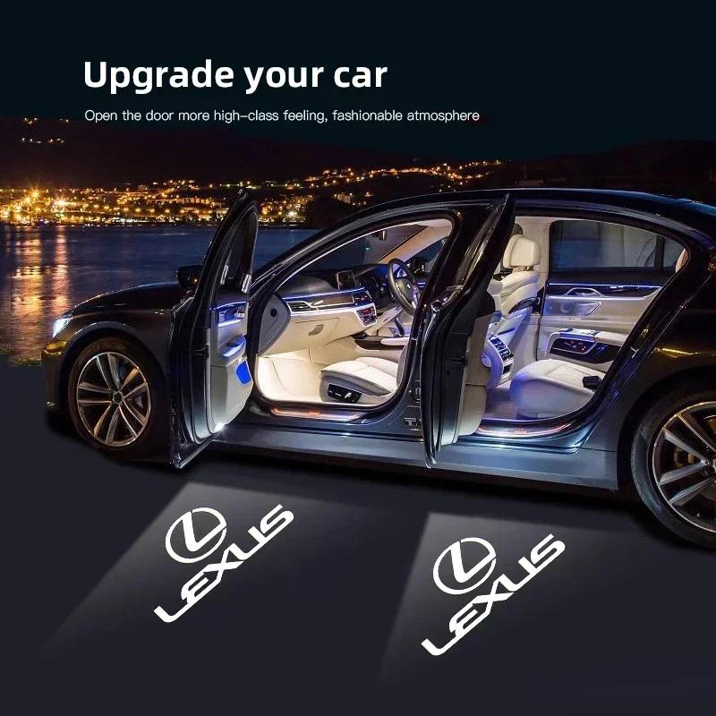 Car HD Doors Welcome Light Led Projector Lamp Auto Accessories For Lexus GS IS LS500h ES260 ES300h RX350h NX260 UX260 LM LC RZ45