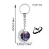 Double-Sided Luminous Zodiac Keychain Pendant for Backpacks – Couple Gift Accessory