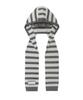 THEVINYLHOUSE Hooded Muffler Gray