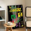 Band G-Gorillaz Classic Vintage Posters Decoracion Painting Wall Art White Kraft Paper Kawaii Room Decor