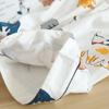 New 100% Cotton Short-sleeved Shorts Ladies Pajamas Set Cute Cartoon Pajamas Japanese Simple Short Pajamas Women Sleepwear