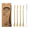 stainless steel Straws Eco-friendly Drinking Straws for Smoothie Milkshakes Tea Juice Cocktail Straw with Brush  Tea, Juice
