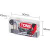 TONE BRS20C Bit Ratchet Set 23 Pieces 6.35mm (1/4 inch) Clear Storage Case