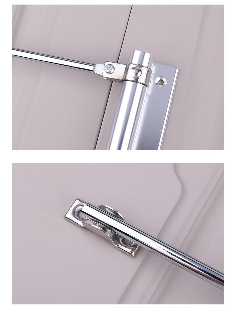 Aluminum Alloy Hydraulic Buffer Fireproof Door Closer for Silent Double Swing and Anti-theft Doors.