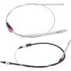 2pcs 90445985, 90538700 Metal Hand Brake Cable Fit For Opel Corsa B 1993-2000