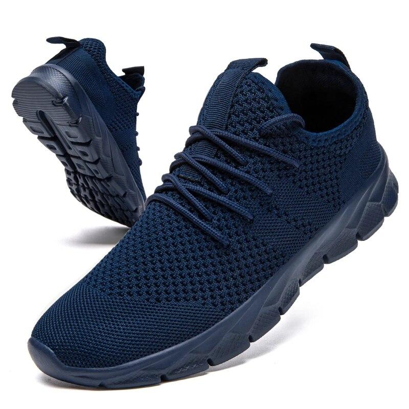 Scarpe Casual da Uomo Leggere Antiscivolo Comode Traspiranti Sneakers Scarpe da Corsa Outdoor per Uomo Taglia a Spinta Calzature in Rete