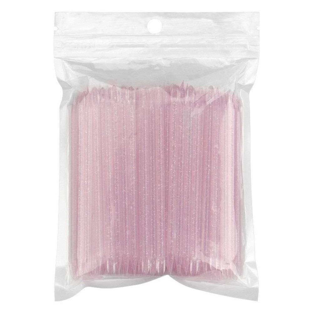 50/100Pcs Reusable Double Head Nail Art Tool Crystal Material Cuticle Remover Tool  Nail Art