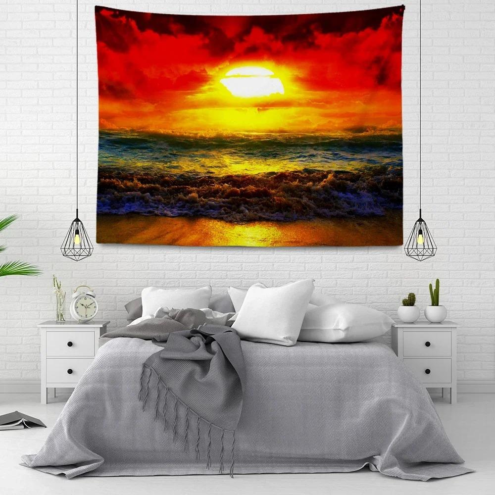 Outdoor Landscape Decorative Tapestry Home Wall Living Room Office Decorative Tapestry