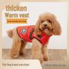 Reflective Winter Pet Coat: Thick Velvet-Lined Dog Jacket for Autumn