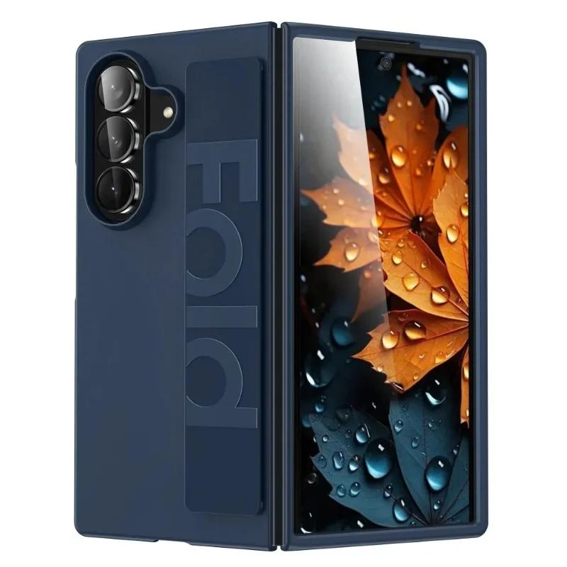 Soft Silicone Wristband Phone Case For Samsung Galaxy Z Fold 8 Ultra Fold 7 6 5 4 3 S26 S25 S24 S23 Ultra Plus Ultra-Thin Cover
