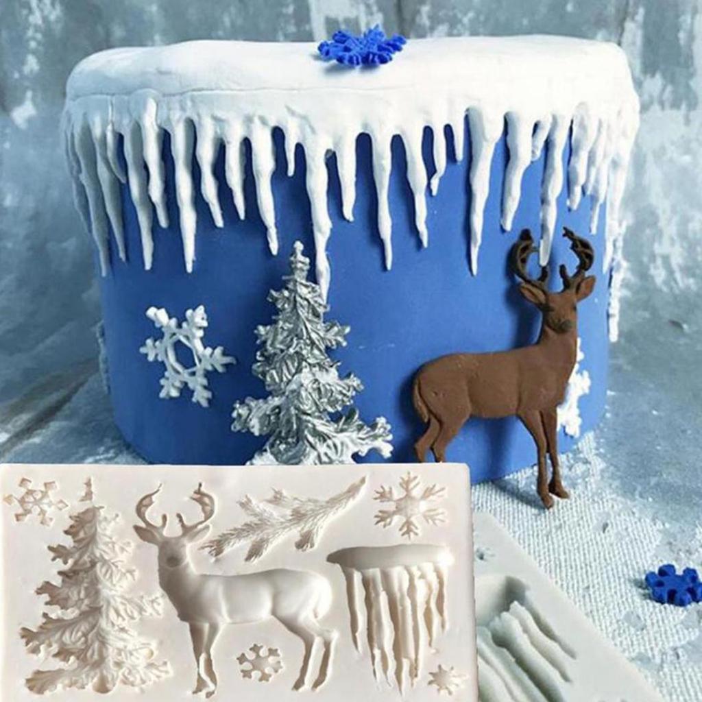 DIY Reindeer Silicone Cake Mol