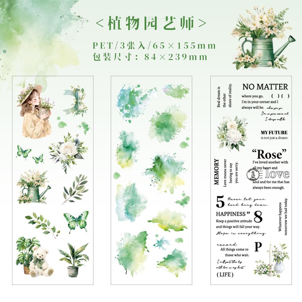 3pcs/lot Kawaii Stationery Stickers Life Palette Diary Planner Decorative Mobile Stickers Scrapbooking DIY Craft Stickers
