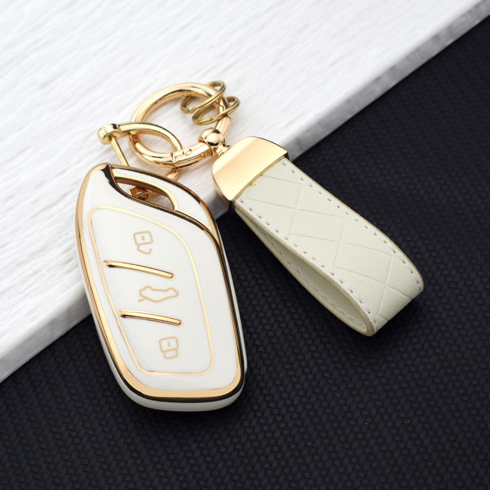 3 Buttons Car Key Case Protector For Mg4 Ev Mg5 Mg6 Mg Hs Zs Ev Gt Zx For Roewe I5 Rx5 Erx5 I6 Rx3 Rx8 Soft Tpu Key Fob Cover