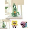 Cute Short Plush Cartoon Octopus Crab Starfish Snail Spongebob Series Toy Set