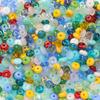 50pcs/Lots Colored Glass Seed Bead Abacus Shape Spacer Loose Beads for DIY Jewelry Making Bracelet Necklace Charms Accessories