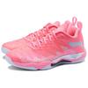Li Ning Falcon Fashion Versatile Trendy Non-Slip Breathable Rebound Low-Top Badminton Shoes Unisex sneaker Pink AYAU007-1