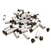 10 Pieces Screw On Pool Cue Tips Pool Stick Tips Sets Billiard Cues Tips Replacement with White Pool Cue Stick Ferrules