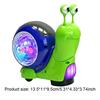 Baby Luminous Snail Toy Toddler Electric Snail Toy for Boys Girls (Green)