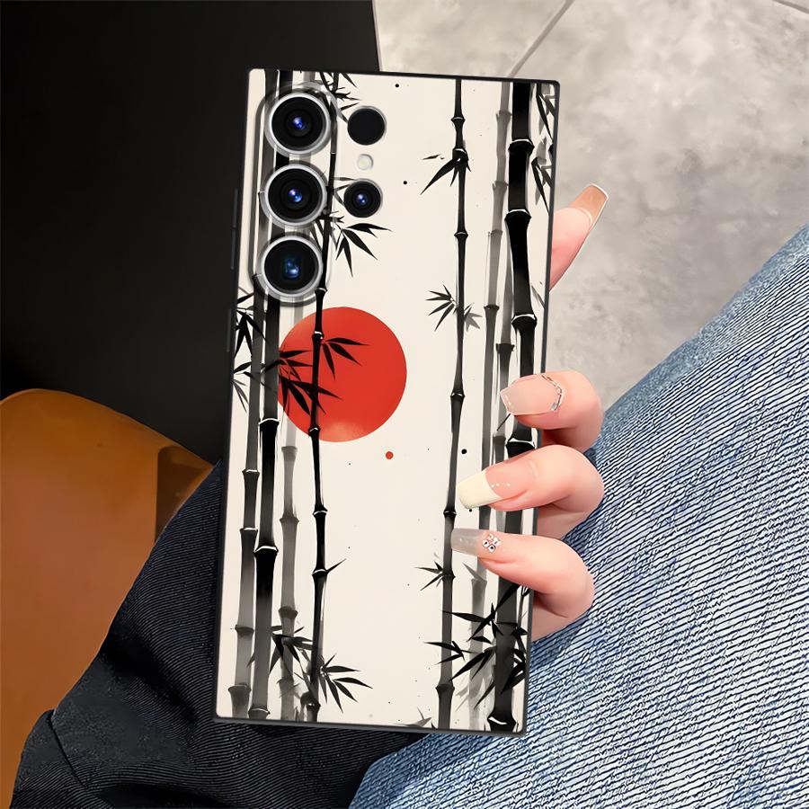 Soft Phone Cover Case for Samsung Galaxy S21 FE S20 S9 S10 S26 S25 Edge S23 Ultra S24 Plus Note 8 9 10 20 Simple Retro