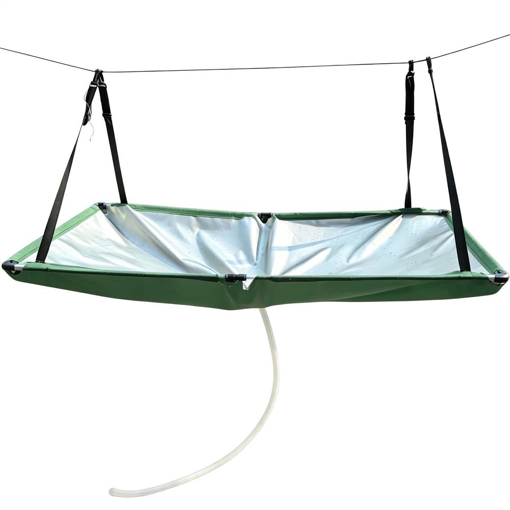 Rain Collector for Garden Water Harvester Cloth with Hose Rain Catcher Filter for Lawn Outdoor Backyard Garden Balcony Camping
