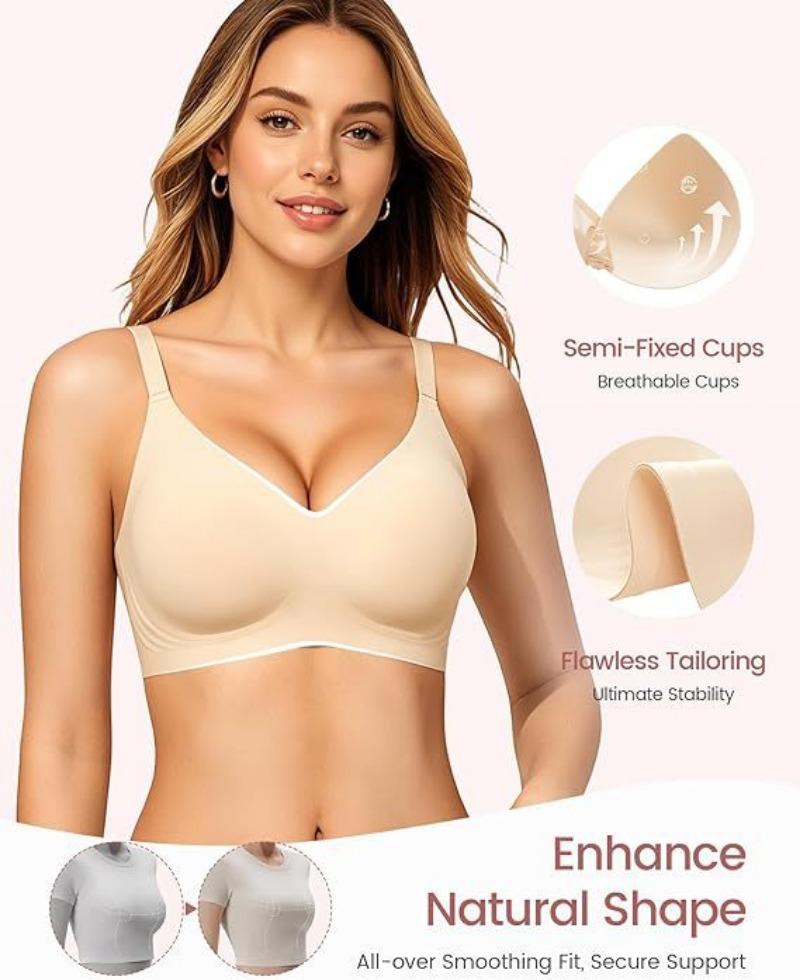 Wireless Seamless Daily Bra for Women Comfortable Foreign Trade Style Intimates