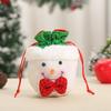 Christmas Decoration Bright Cloth Drawstring Apple Bag Santa Candy Bag Children's Gift Bag Christmas Apple Bag