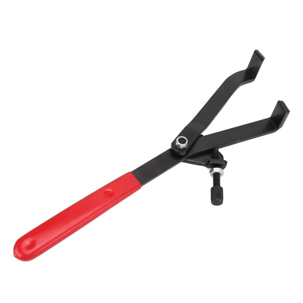 Adjustable Clutch Holder Wrench Carbon Steel PVC Grip Flywheel Holder Spanner Universal 68-125mm Flywheel Sprocket Wrench