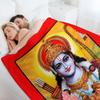 Hindu Lord Rama Goddess Print Throw Blanket Quilt Luxury Throw Decoratives funny gift Blankets
