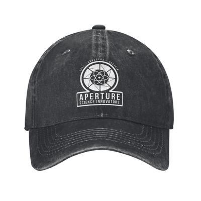 Portal Aperture Science Laboratories Unisex Baseball Cap Game Distressed Cotton Caps Hat Casual Outdoor Adjustable Fit Sun Cap
