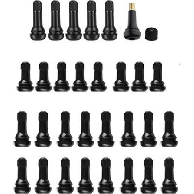 30 Pcs TR412 TR413 TR414 Rubber Snap-in Tire Valve Stems for 0.453DRVSMX-A30