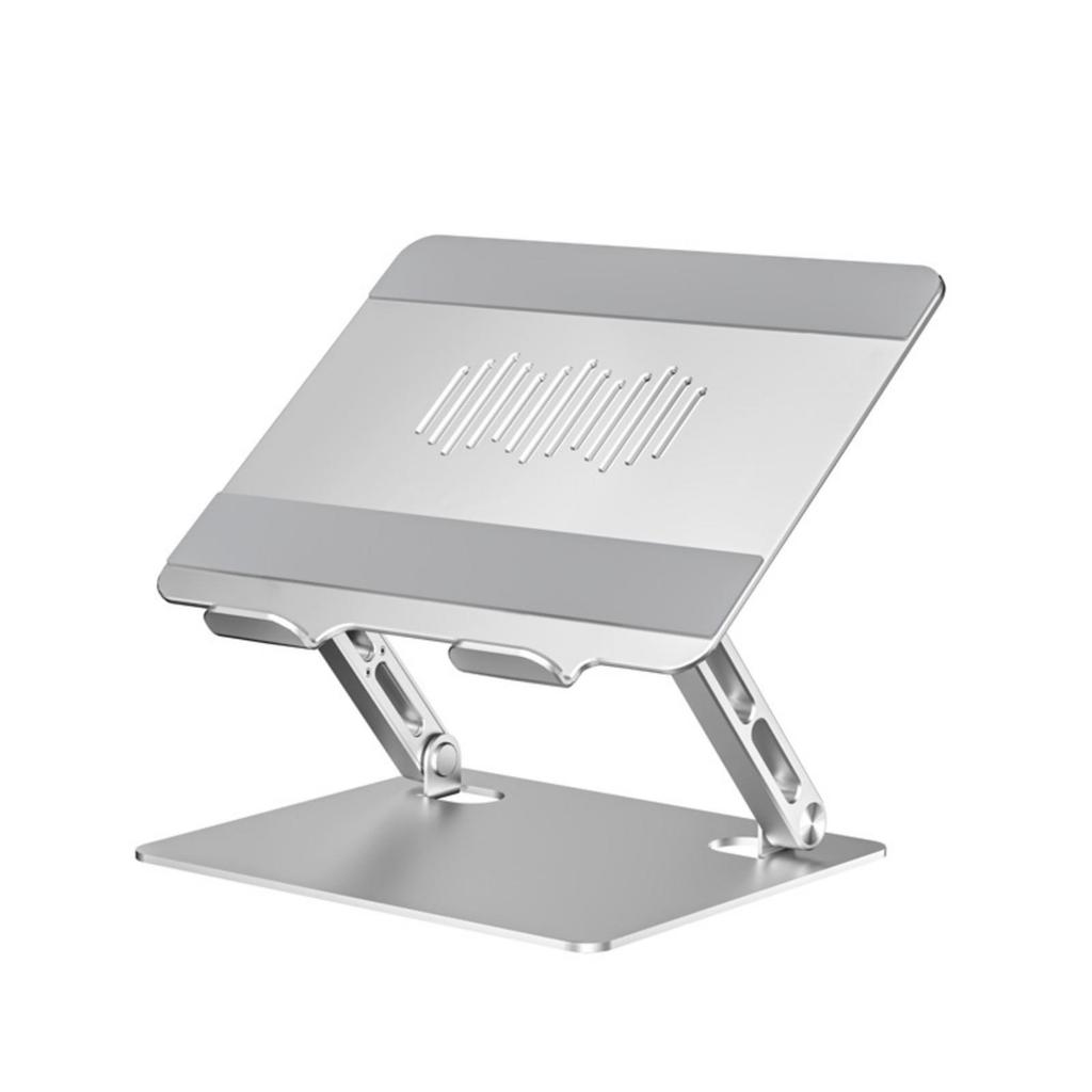 Laptop Rack with Doubletwin-Bracket Support Metal Desktop Stand