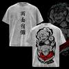 Jujutsu Kaisen Itadori Yuji Ryomen Sukuna Graphic Tshirt Men Women Clothing Casual Cotton T-shirts Washed Tee Harajuku T Shirt